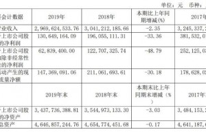 红蜻蜓2019年净利润1.31亿元同比降33.36%