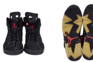 乔丹91年NBA总决赛签名战靴上架拍卖 估价75万美元