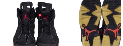 乔丹91年NBA总决赛签名战靴上架拍卖 估价75万美元