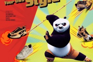 Reebok推出功夫熊猫联名系列球鞋及服装