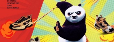 Reebok推出功夫熊猫联名系列球鞋及服装