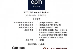 轻奢珠宝APM Monaco递交港股IPO申请，年收入19.2亿